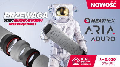 Izolowany system rozprowadzania powietrza do rekuperacji HEATPEX ARIA ADURO