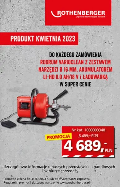 ROTHENBERGER - Produkt Kwietnia 2023