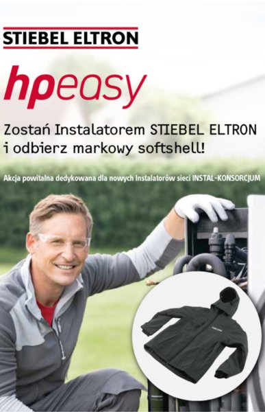 Zostań Instalatorem STIEBEL ELTRON i odbierz markowy softshell - PROMOCJA