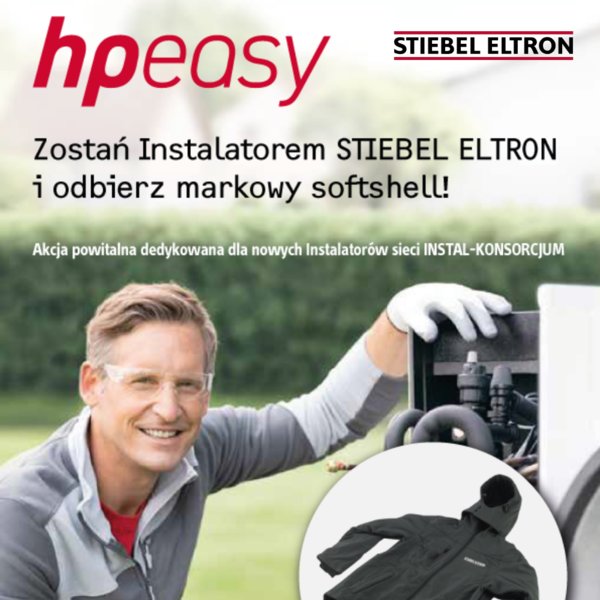 STIEBEL ELTRON - Zostań instalatorem i odbierz markowy softshell - PROMOCJA