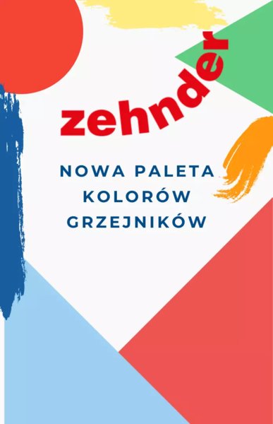 Aktualizacja palety kolorystycznej grzejników Zehnder