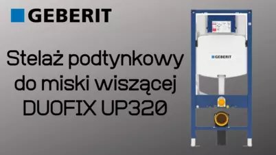 Stelaż podtynkowy do miski wiszącej GEBERIT Duofix UP320