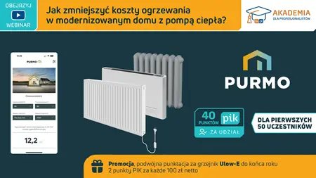 PURMO - Jak zmniejszyć koszty ogrzewania w modernizowanym domu z pompą ciepła?