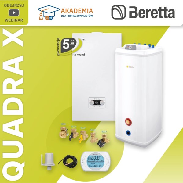 BERETTA - Kocioł kondensacyjny Quadra X – wysoka jakość w atrakcyjnej cenie