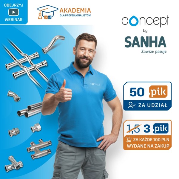 CONCEPT BY SANHA-THERM - Rury i złączki ze stali węglowej. Seria 24000 i 28000