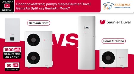 SAUNIER DUVAL - Dobór powietrznej pompy ciepła - GeniaAir Split czy GeniaAir Mono?
