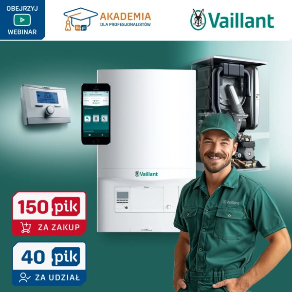 VAILLANT - Nowości w ofercie kotłów i sterowanie internetowe ecoTEC pro