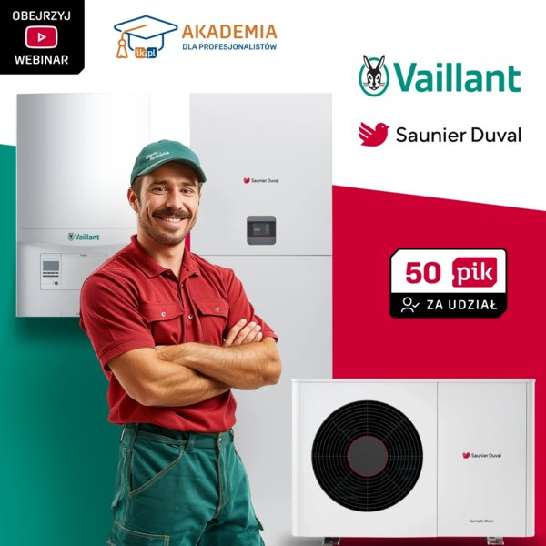 VAILLANT SAUNIER DUVAL - Regulatory i sterowanie obiegów grzewczych hybrydowych układów pomp ciepła