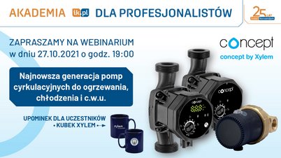 Akademia IK dla Profesjonalistów - Najnowsza generacja pomp cyrkulacyjnych concept by Xylem do ogrzewania, chłodzenia i c.w.u.