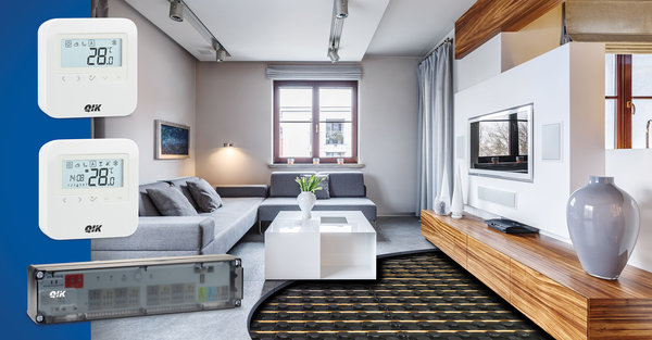 Kompleksowy system sterowania ogrzewaniem podłogowym QIK