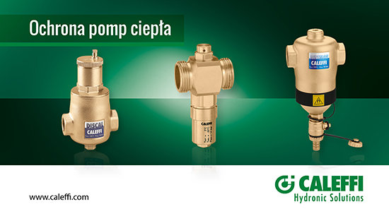  Zabezpieczenie powietrznych pomp ciepła - Caleffi
