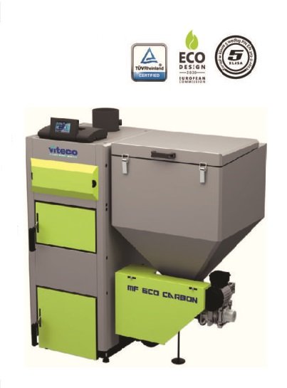 NOWOŚĆ - kocioł Viteco na ekogroszek typ MF Eco Carbon