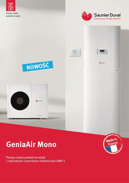 NOWOŚĆ GeniaAir Mono - przełomowa technologia pompy ciepła – wysoka sprawność i ochrona klimatu