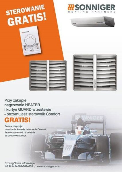 SONNIGER Polska - akcja promocyjna – „Sterowanie GRATIS!”