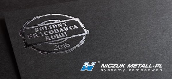 Niczuk Metall-PL laureatem nagrody Solidny Pracodawca Roku 2016