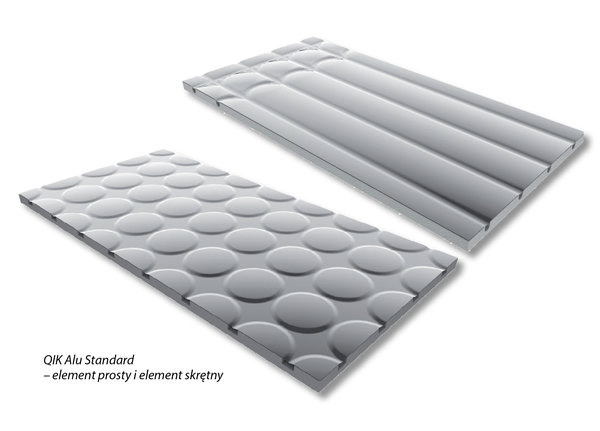 Innowacyjny system ogrzewania podłogowego QIK Alu Standard