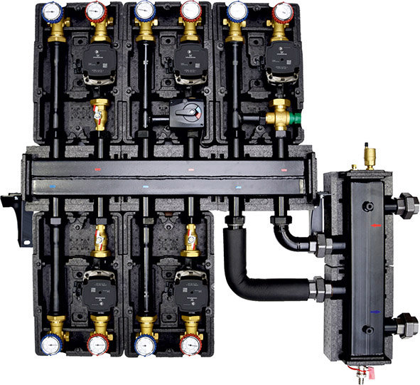 Nowe systemy grup pompowych DN 25  concept by Womix do 40 i 73 kW
