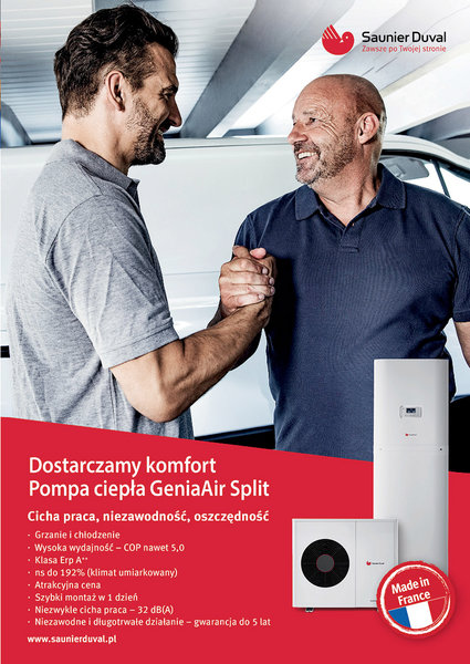 Dostarczamy komfort – pompa ciepła GeniaAir Split