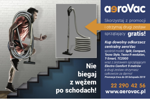 Jesienna promocja odkurzaczy centralnych aeroVac 