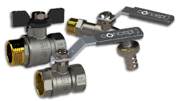 Nowe zawory  kulowe i czerpalne  concept by ARCO