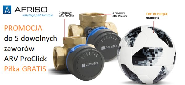Promocja zaworów ARV ProClick z piłką MŚ 2018!