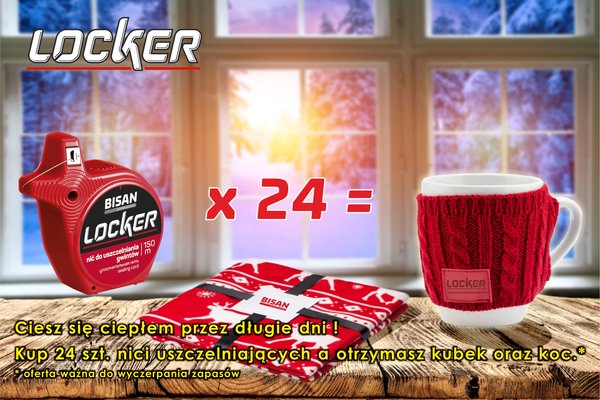 PROMOCJA! Nici do uszczelniania gwintów LOCKER 150m