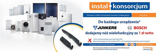 Urządzenia Junkers Bosch w promocji z nożami wielofunkcyjnymi!