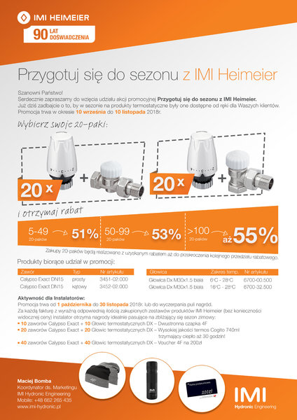 Przygotuj się do sezonu z IMI Heimeier