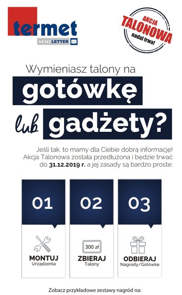 Termet – Talonowa Akcja Promocyjna nadal trwa!