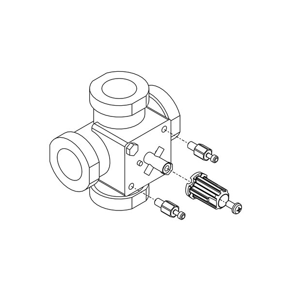 Adapter do siłowników ARM ProClick na zawory: Siemens VBI, VBF