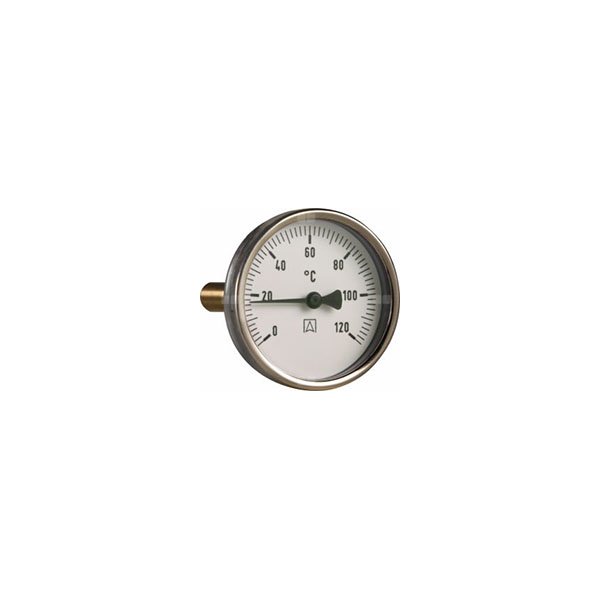 Termometr bimetaliczny AFRISO BiTh fi 50 mm 0…120'C tuleja 150 mm połączenie ax