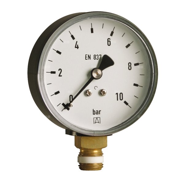 Manometr z rurką Bourdona AFRISO RF standardowy -1/3 bar G1/4B aksjalne fi 63 mm, kl. 1.6%