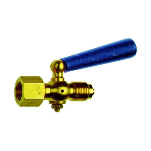Zawór manometryczny 2-drogowy AFRISO 5W mosiądz, GZ x GW, 1/4'' x 1/4'', kl. PN6