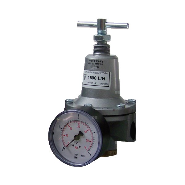 Regulator ciśnienia oleju AFRISO MRED, GW 1/4'', 10 bar 200 l/h z manometrem