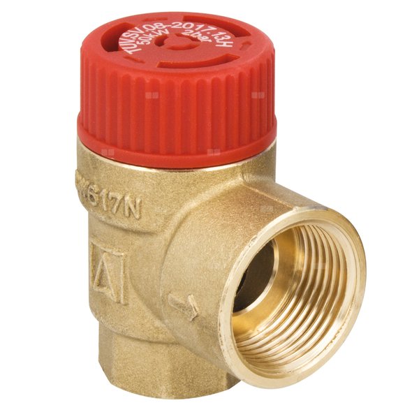 Zawór przelewowy AFRISO MS mosiądz 2,5 bar GW 3/4'' x 1''
