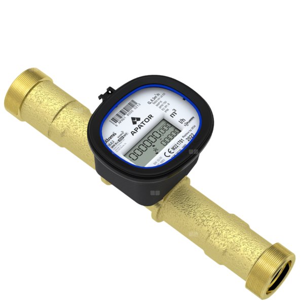 Wodomierz ultradźwiękowy Ultrimis do wody zimnej T50 z pokrywką, UL 6,3, L=165, IP68, R800, DN 25, G 1 1/4''