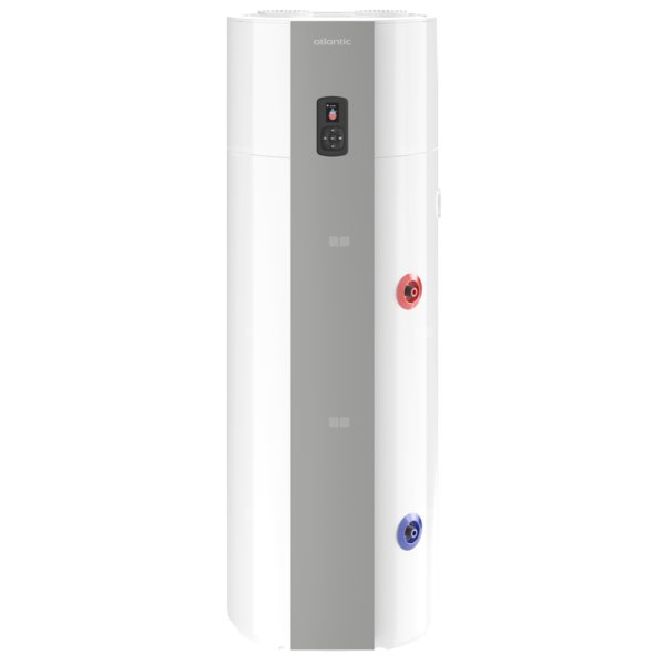 EXPLORER 200 WiFi COIL R290 Stojący termodynamiczny ogrzewacz wody z grzałką elektryczną i wężownicą 1,2 m2, pojemność 200 l, moc 1,8 kW