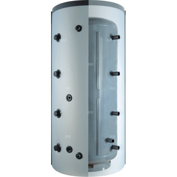KWS 1000L Zbiornik buforowy z wężownicą c.w.u. i wężownicą c.o.