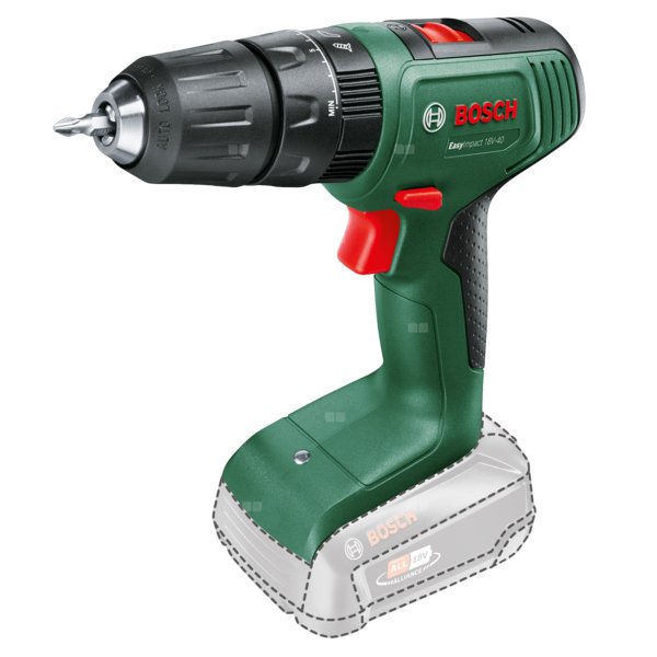 Wiertarko-wkrętarka udarowa akumulatorowa EasyImpact 18V-40 (baretool)