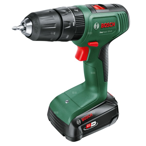 Bosch wiertarko-wkrętarka akumulatorowa z udarem  EasyImpact 18V-40 (1x 1,5Ah)