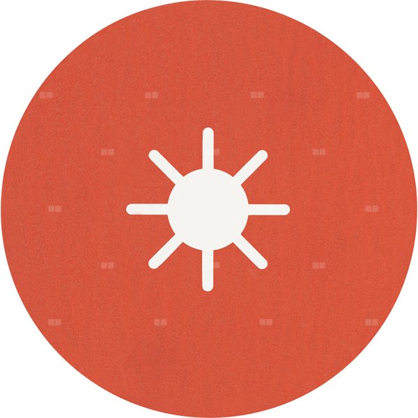 Tarcza fibrowa R782 Prisma Ceramic 180 mm, 22,23 mm, G 120, 25 szt.