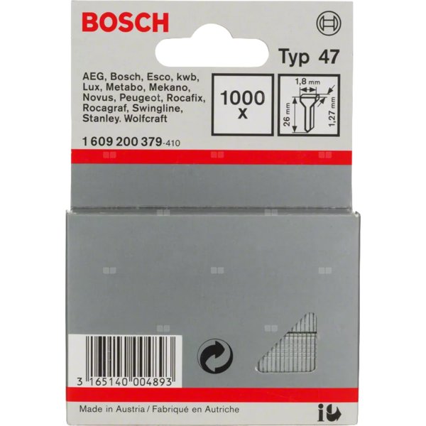 GWOŹDZIE TYP47,26MM 1000