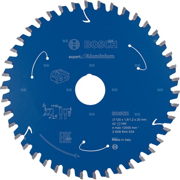 Ostrze do piły tarczowej bezprzewodowej Expert for Aluminium 120 x 1,8 / 1,2 x 20 T42