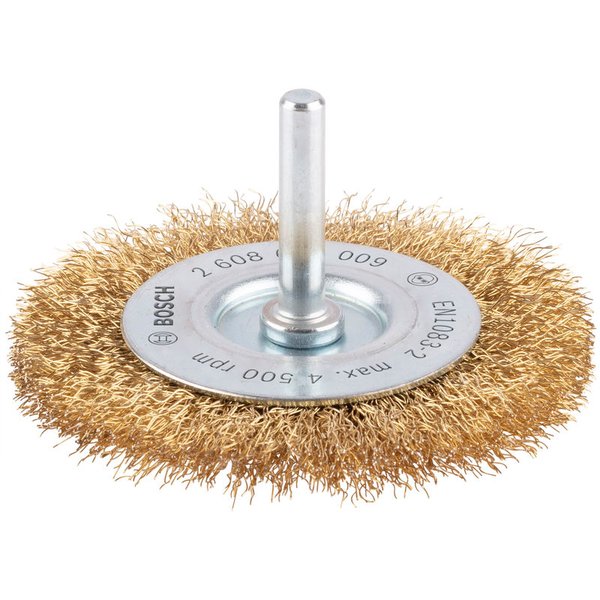 Szczotka tarczowa z drutu PRO Multi Material clean, 75 x 0,20 mm, uchwyt prosty