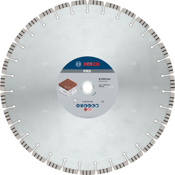 Tarcza diamentowa PRO Abrasive, 450 x 25,4 mm