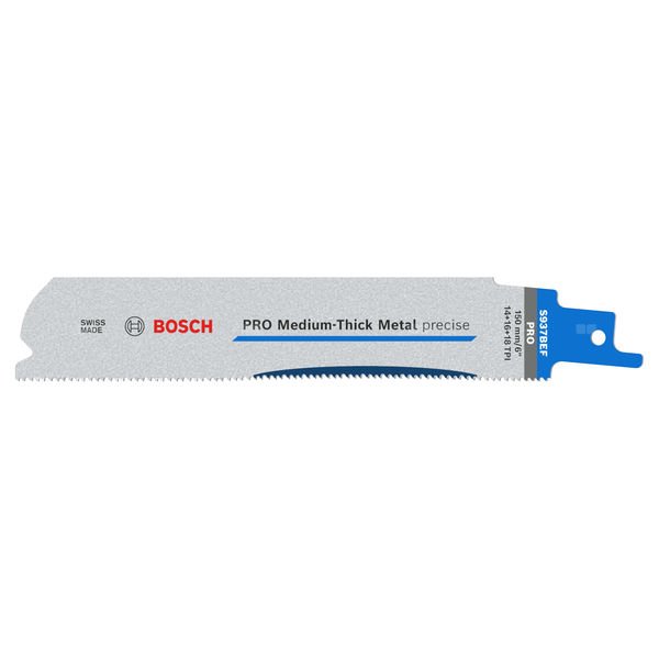 Ostrze PRO Medium-Thick Metal precise S937BEF, 1,1 x 25 x 150 mm, 5 szt.