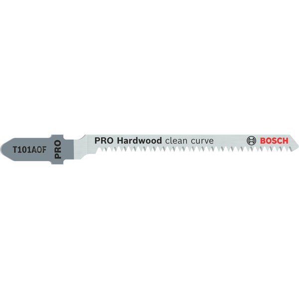 Brzeszczot do wyrzynarki PRO Hardwood clean curve T101AOF 83 mm, 2 szt.