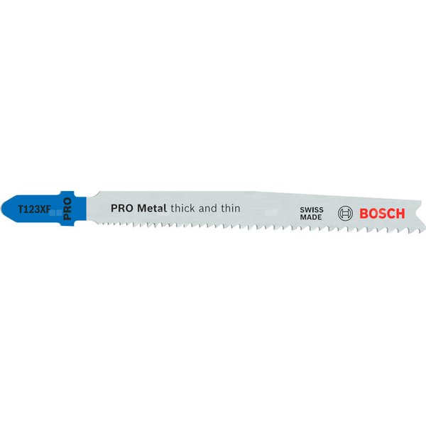 Brzeszczot do wyrzynarki PRO Metal thick and thin T123XF, 100 mm, 2 szt.