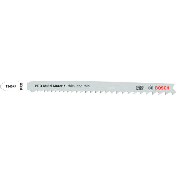 Brzeszczot do wyrzynarki PRO Multi Material thick and thin T345XF, 132 mm, 2 szt.
