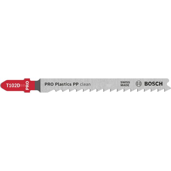 Brzeszczot do wyrzynarki PRO Plastics PP clean T102D, 100 mm, 2 szt.
